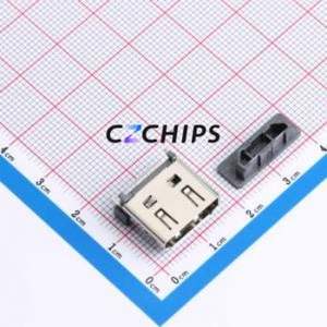 HDMI-224-H130 HDMI Connector SMD Connector ( Connector Type: HDMI-A )( Gender: Female )( Total Number of PINs: 19P ) - Product Image 1