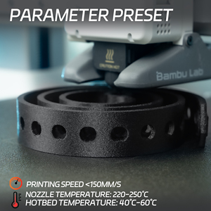 TINMORRY Filament d'imprimante 3D 1.75mm Filament PETG écologique PLA/ABS/PETG/ASA/TPU 1KG/ROLL tiges en plastique TPU-GF - Product Image 4