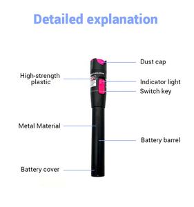 Localizador Visual de fallas Probador de cable de fibra óptica Medidor Vfl Pluma de luz roja Probadores de fuente de luz - Product Image 4