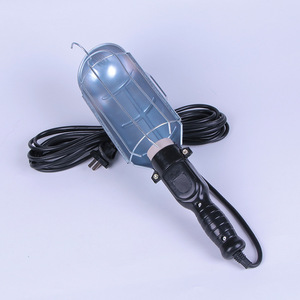 Lampe de travail portative avec couvercle en fer, ampoule halogène 220V, lampe d'inspection portable pour travaux de réparation - Product Image 3