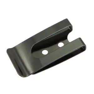 Kunden spezifische verschiedene Oberflächen beschichtung Hochwertige Metall gürtel clips aus Edelstahl Metall clips