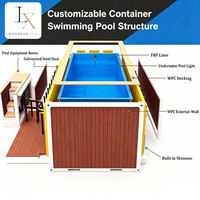 Piscine hors sol compacte en bois et fibre de verre pour enfants, idéale pour la maison ou le jardin - Fabricant de piscines