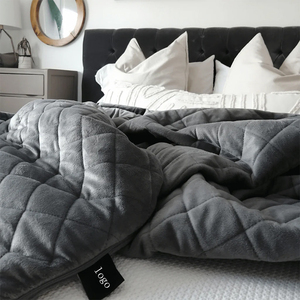 <span class=keywords><strong>Couverture</strong></span> lestée pour adultes, housse amovible en bambou pour <span class=keywords><strong>couverture</strong></span> lourde rafraîchissante, idéale pour les personnes qui ont chaud la nuit. - Product Image 5