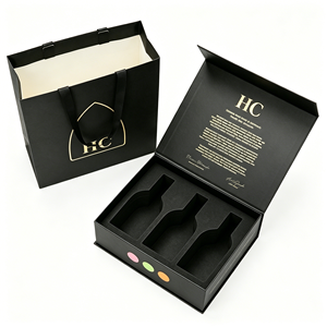 Elegant Magnetic Wine Packaging <b>Box</b> Foldable Rigid Paper Luxury Gift <b>Box</b> for Red Wine <b>Champagne</b> Spirits - Product Image 3