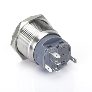 Bật Tắt Tự Khóa Công Tắc Nút Nhấn <span class=keywords><strong>Ip67</strong></span> 25Mm Đèn LED Vòng 220V Chống Nước Nhất Thời Cho Bình Nước - Product Image 2