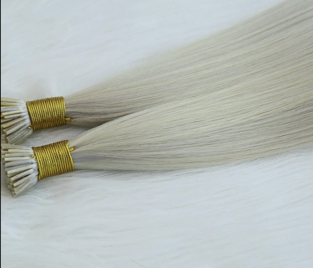 High quality human hair salon hair extensions, pre bonded human hair extensions