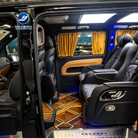 Limousine électrique VIP, van de luxe, voiture MPV, sièges pivotants en cuir pour Alphard W447, Classe V, Hiace, Sprinter, Classe V
