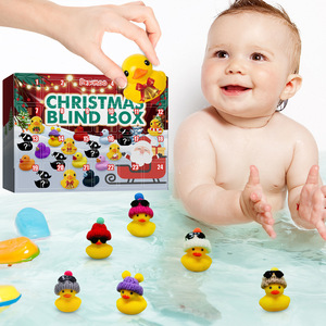 Caja Sorpresa de Navidad con Patito Amarillo, Calendario de Adviento Navideño DIY, Regalo de Cuenta Regresiva, Lindo Patito de Vinilo - Product Image 4