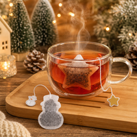 Sachets de thé personnalisés en forme spéciale, biodégradables en PLA, qualité alimentaire, mélange d'herbes aromatisées, boîte cadeau tiroir, usine OEM ODM