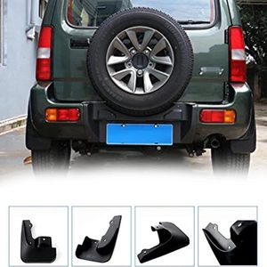 Garde-Boue en Plastique 4 Pièces Bavettes Anti-Éclaboussures pour <span class=keywords><strong>Suzuki</strong></span> Jimny JB23 JB43 JB33 2007 2017 2010 <span class=keywords><strong>2009</strong></span> - Product Image 2