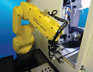 Bras robotisé FANUC 6 axes <span class=keywords><strong>LR</strong></span> <span class=keywords><strong>Mate</strong></span> <span class=keywords><strong>200iD</strong></span> PLC & Moteur Charge utile de 7 kg Portée de 717 mm pour le chargement/déchargement CNC 3C - Product Image 4
