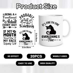 Quick Turnaround Service Fade Proof Technology Waterproof Peelable Design Customized UV DTF Cup Wrap <b>Transfers</b> <b>Glass</b> Cup UV - Product Image 4