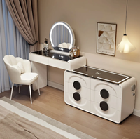 Nouvelle Coiffeuse 2026 Style Crème pour Chambre à Coucher, Meuble de Rangement Moderne et Simple, Coiffeuse Intelligente Avancée