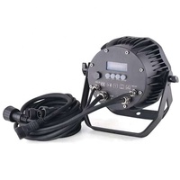 IP66 DMX512 54 Leds 3W RGBW éclairage de scène extérieur boîtier de matrice en aluminium Par lumière pour les événements de scène de fête de mariage d'hôtel