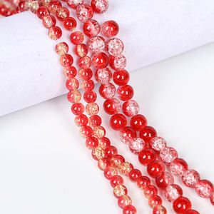 Venta de Fábrica, Cuentas Redondas de Cristal Transparente de 10 mm, Cuentas de Vidrio Cristalizadas de Colores para Hacer Joyería DIY - Product Image 3