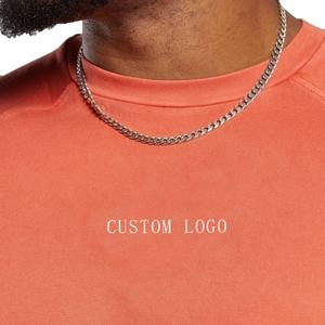 T-shirt pour homme en coton pur, vente en gros OEM, été, populaire, ample, décontracté, sport, grande taille - Product Image 4