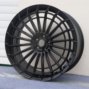 Rines de Aleación Forjados Negros Brillantes SRX de 20, 21 y 22 Pulgadas, 5x112, Pedido al por Mayor para Mercedes Clase <span class=keywords><strong>S</strong></span>, Toyota Alphard, BMW Serie 7 - Product Image 5