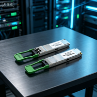 STHF QSFP-100G-CWDM4-S Uyumlu Fiber Optik Alıcı-Verici Modülü 100GBASE-CWDM4 1310nm 2-km Simplex LC 4G 5G Wi-Fi GSM GPRS Veri