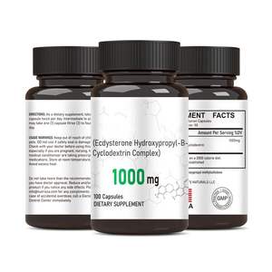 Cápsulas de ecdisterona Halal, la elección anabólica natural, aumenta la masa 1000 MG - Product Image 4