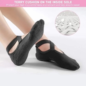 <span class=keywords><strong>Calcetines</strong></span> deportivos de algodón antideslizantes, parte inferior de Gel antideslizante, silicona <span class=keywords><strong>para</strong></span> interiores, Fitness, mujeres, <span class=keywords><strong>Yoga</strong></span>, punta, calcetín <span class=keywords><strong>para</strong></span> Pilates - Product Image 5