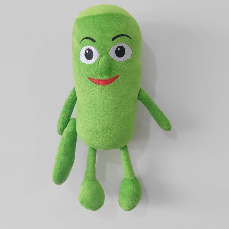 Bonhomme en bois vert 35cm