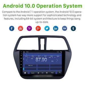 9 дюймов Android 11,0 GPS навигация поддержка зеркальной связи 3G USB для 2014 2015 2016 2017 Suzuki S-Cross SX4 - Product Image 2