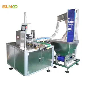 High speed plastic Cap Wad insert machine folding Machine automatic Cap lining machine