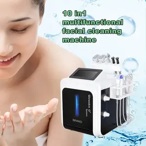 facial scrubber microdermabrasion deep cleaning whitening skin care 10 in 1 microdermabrasion aqua peeling hydro beauty machine