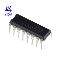 Circuitos Integrados, Matriz de Transistores Bipolares, 7 NPN Darlington, 50V 500mA, Uln2003 Uln2003AN Southernel, Garantía de 30 Días