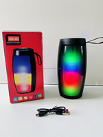 Luz Nocturna RGB Portátil 1202, Reproductor de Música, Altavoz Inalámbrico LED, Compatible con Teléfonos Móviles, Cordón Luminoso para Tarjetas