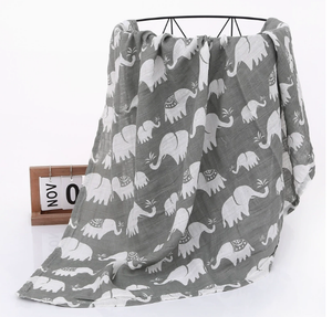 Paño de Muselina Estampado para Envolver Bebés, 120*110cm, Ideal para Envolver Recién <span class=keywords><strong>Nacidos</strong></span> y <span class=keywords><strong>Regalos</strong></span>, Venta al Por Mayor - Product Image 6