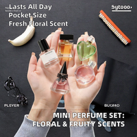 Miniatuur Parfumset voor Vrouwen, Langdurige Bloemige Fruitige Lavendel Roos Kokos Aardbei Geurspray