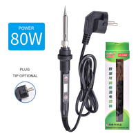 220V EU chauffe rapidement 80W LCD affichage numérique température réglable ensemble de fer à souder électrique Kit de réparation de soudage à souder