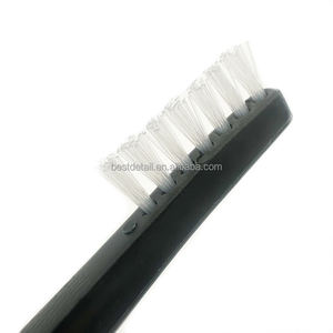 Cepillo de limpieza de pistola de doble cara con cerdas de nailon de 7 "multiusos para piezas pequeñas, tapicería de Hardware automotriz para coche - Product Image 3