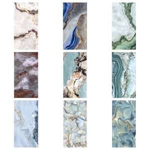 Carreaux en porcelaine <span class=keywords><strong>de</strong></span> luxe haut <span class=keywords><strong>de</strong></span> gamme, aspect pierre naturelle, 750x1500mm, finition polie brillante pour hôtels, lieux <span class=keywords><strong>de</strong></span> divertissement et décoration intérieure - Product Image 5