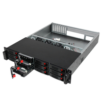 Châssis de serveur industriel en rack MACASE R255-12 19 pouces, 12 baies, échange à chaud, ATX 2U, alimentation redondante, bonne quantité en stock