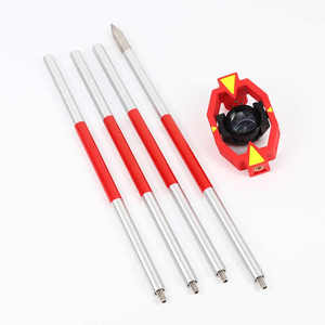 미니 프리즘 측량 장비 -30/0/17.5mm, 4극 토탈 스테이션 기기용 직각 프리즘, 측량용 정확도 5~8인치 - Product Image 2