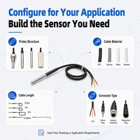 Sonde de température numérique DS18B20 GTS200 en acier inoxydable pour la surveillance intelligente des chauffe-eau et réfrigérateurs (alternative IoT)