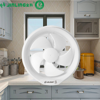 Ventilateur d'extraction de salle de bain 8 pouces pour camping-car, alimenté en courant alternatif 25W, monté sur fenêtre en verre, par un fabricant chinois