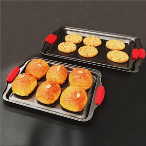 Plateaux de cuisson multifonctionnels robustes en acier inoxydable à fond profond pour la décoration de gâteaux de fête, technologie anti-éclatement - Product Image 3