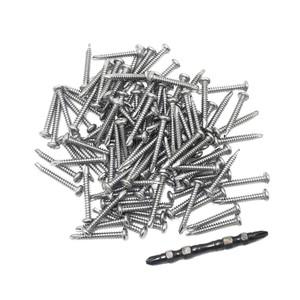 Tornillos para terraza de cabeza de trompeta de 8 x 3 pulgadas con revestimiento cerámico marrón para madera exterior, ideales para madera tratada a presión - Product Image 3