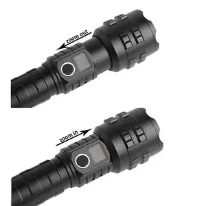 Tactical Flashlight IPX54 Waterproof Touch Light 8h Run Time 310g Lightweight Led Flashlight In Self-defense