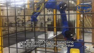 Robot manipulateur industriel Yaskawa, robot de palettisation PL500, palettiseur rapide de bouteilles - Product Image 5