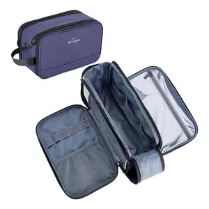 حقيبة حلاقة مخصصة مقاومة للماء أدوات فرش مستحضرات التجميل حقيبة أدوات الحمام للسفر للرجال