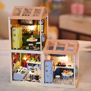 Iecreate เชฟจิ๋วสุดเจ๋งเฟอร์นิเจอร์ขนาดเล็ก DIY ของเล่นเพื่อการศึกษาของเล่นโมเดลพลาสติกสำหรับเป็นของขวัญวันเกิดของเด็กๆ - Product Image 1