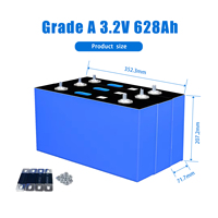 Batteries lithium-ion rechargeables Enook EU/PL/DE 628Ah 3.2V EVE MB56 680Ah MB31 314Ah Cellules Lifepo4 pour énergie solaire
