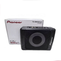 Pioneer TS-BW201LA Caisson de basses de voiture ultra-fin haute puissance 8 pouces noir rouge double bobine 800W MAX 12-24V