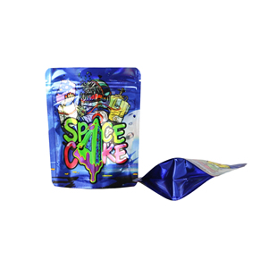 Sachets Doypack Mylar Anti-Odeur SPACE CAKE avec Logo Personnalisé, en Feuille d'<span class=keywords><strong>Aluminium</strong></span> de Qualité <span class=keywords><strong>Alimentaire</strong></span>, <span class=keywords><strong>Emballage</strong></span> Ziplock Recyclable, ISO9001 - Product Image 2