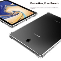 Coque transparente antichoc en TPU avec airbag pour tablette Samsung Tab A A7 A8 A9 A11 S6 S7 S8 S9 S10 FE Plus Ultra