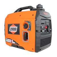 Générateurs portatifs silencieux de soudeuse d'essence d'inverseur durable de 2Kw 1.5Kva avec le moteur 4-Stroke à faible bruit